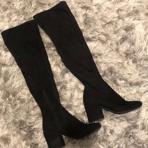 Bar lll black over the knee boots